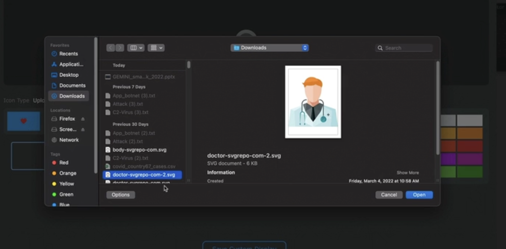 Customize Node Icons | Gemini Data